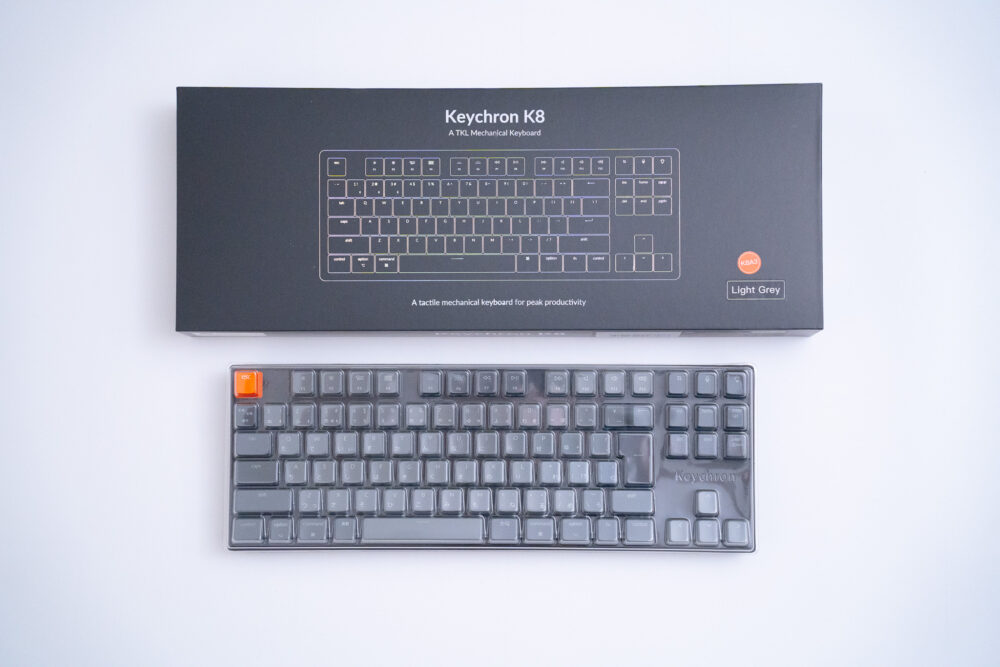 Keychron K8の長期使用レビュー。Mac対応かつJIS配列の茶軸メカニカルキーボード